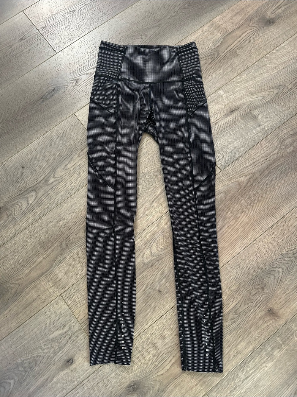lululemon athletica Black Microdot High-Rise Leggings